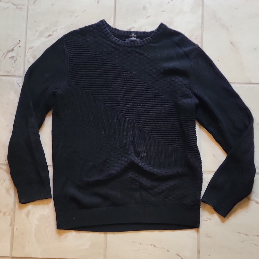 Men's Large Black Porter And Ash Sweater